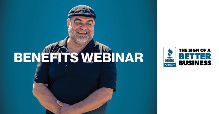 Benefits Webinar. The Sign of a Better Business.