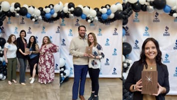 A collage of the three winners of the 2025 BBB Spark Award for Entrepreneurship in Northern Colorado and Wyoming